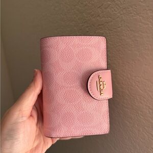 Coach powder pink wallet